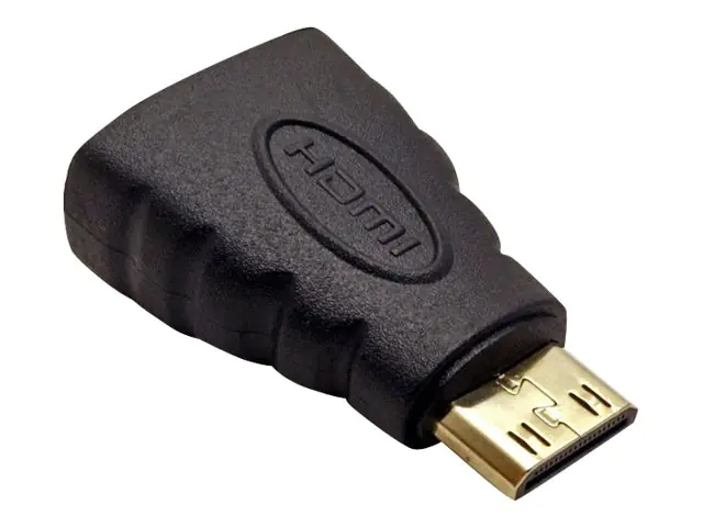 VALUE - HDMI-Adapter - 19 pin mini HDMI Type C männlich zu HDMI weiblich - Schwarz VALUE - HDMI-Adapter - 19 pin mini HDMI Type C männlich zu HDMI weiblich - Schwarz