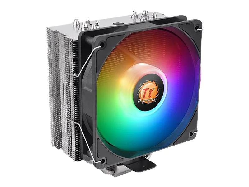 Thermaltake UX210 ARGB Lighting - Prozessor-Luftkühler - (für: LGA1156, LGA1366, LGA1155, LGA2011, LGA1150, LGA2011-3, LGA1151, LGA2066, LGA1200) - Sockel aus Kupfer mit Kühlrippen aus Aluminium - 120 mm
