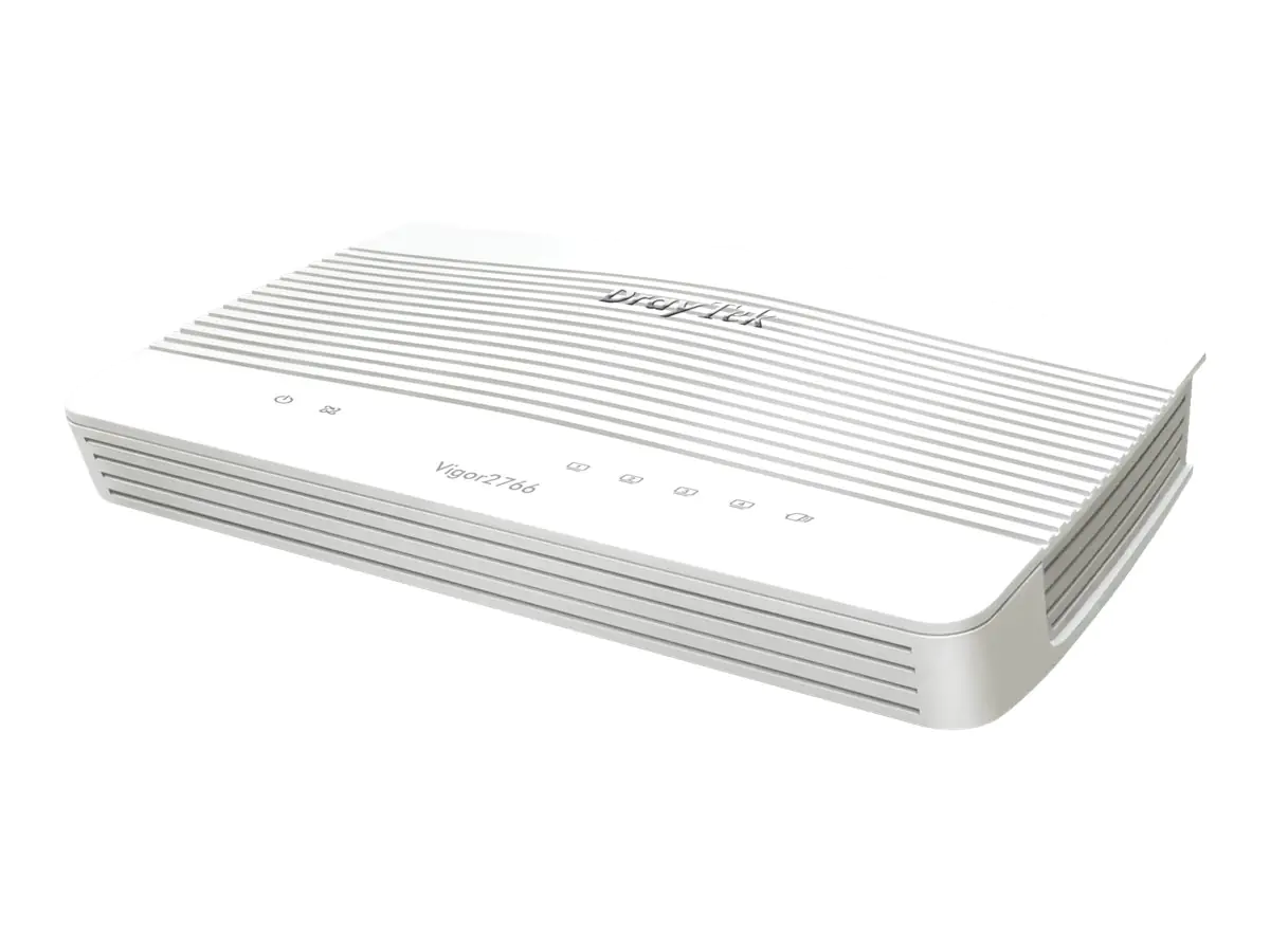 Draytek Vigor 2766 - Router - DSL-Modem 4-Port-Switch - 1GbE - WAN-Ports: 2 - wandmontierbar