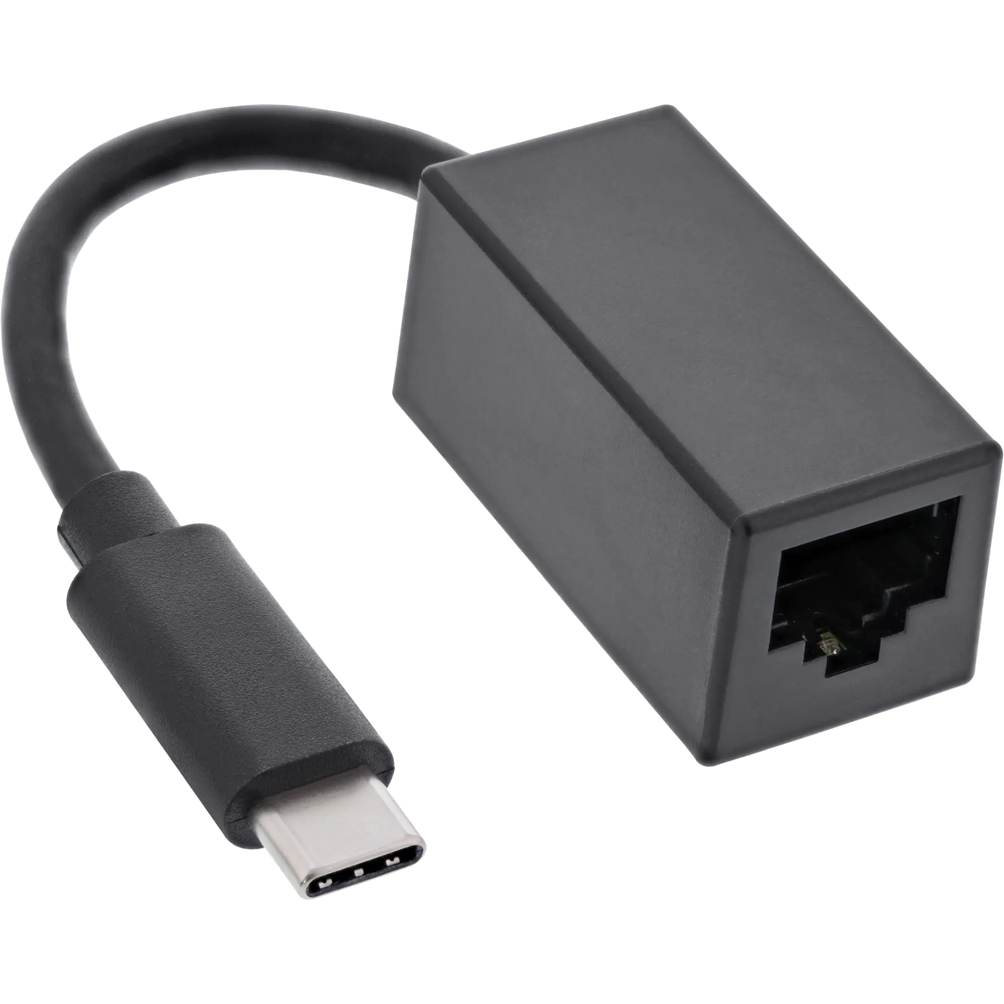 InLine - Netzwerkadapter - USB-C - Gigabit Ethernet x 1 - Schwarz InLine - Netzwerkadapter - USB-C - Gigabit Ethernet x 1 - Schwarz