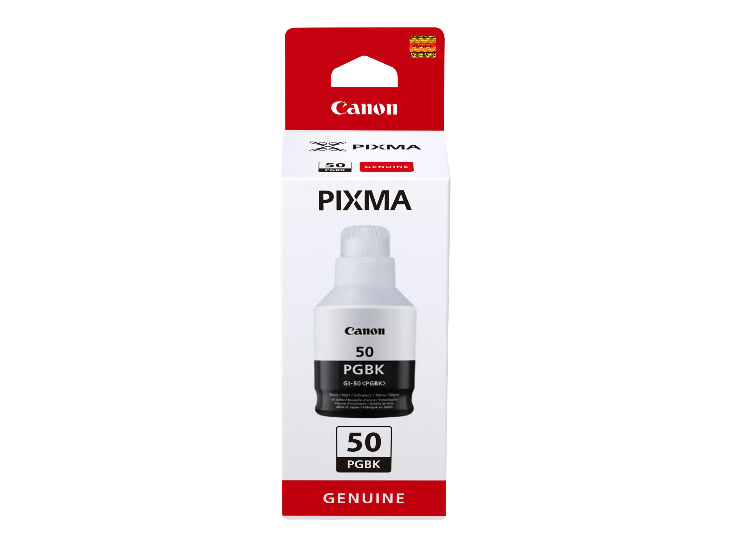 Canon GI 50 PGBK - Schwarz - Original - Nachfülltinte - für PIXMA G5050, G6050, G7050, GM2050, GM4050 Canon GI 50 PGBK - Schwarz - Original - Nachfülltinte - für PIXMA G5050, G6050, G7050, GM2050, GM4050