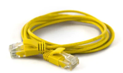 WANTEC 7284, 0,5 m, Cat6a, U/UTP (UTP), RJ-45, RJ-45, Gelb