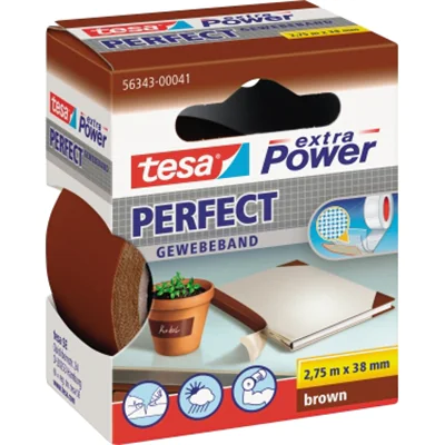 tesa Gewebeband extra Power Perfect 56343-00041 38mmx2,75m braun tesa Gewebeband extra Power Perfect 56343-00041 38mmx2,75m braun