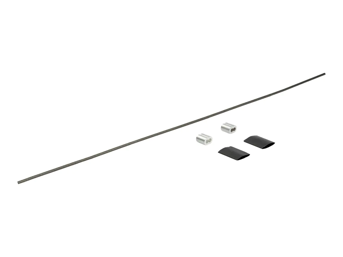 StarTech CONNLOCKPK5 Sicherheitskabel (5er Pack, Kabelschloss schützt vor Diebstahl, verstellbar, Schrumpfschlauch, Aderendhülsen) - Sicherheitskabel - Silber - 30 cm (Packung mit 5)