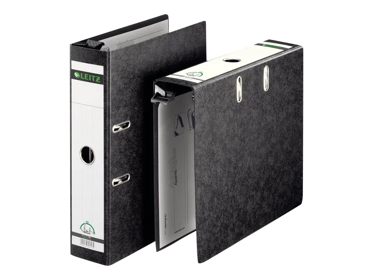Leitz Hängeordner 18210000 DIN A4 80mm Hartpappe schwarz