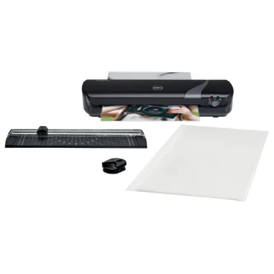 GBC® Laminiergerät Inspire+ Heiß-/Kaltlaminierung 35 x 6 x 13 cm (B x H x T) DIN A4 schwarz GBC® Laminiergerät Inspire+ Heiß-/Kaltlaminierung 35 x 6 x 13 cm (B x H x T) DIN A4 schwarz