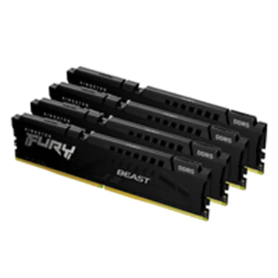 Kingston FURY Beast - DDR5 - Kit - 128 GB: 4 x 32 GB - DIMM 288-PIN - 5600 MHz / PC5-44800 - CL40 - 1.25 V - ungepuffert - on-die ECC - Schwarz Kingston FURY Beast - DDR5 - Kit - 128 GB: 4 x 32 GB - DIMM 288-PIN - 5600 MHz / PC5-44800 - CL40 - 1.25 V - ungepuffert - on-die ECC - Schwarz