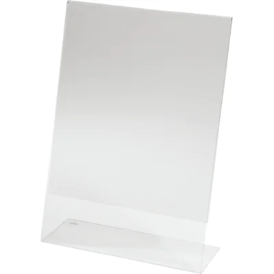 SIGEL Tischaufsteller TA210 DIN A4 213x302mm L-Form Arcyl glasklar SIGEL Tischaufsteller TA210 DIN A4 213x302mm L-Form Arcyl glasklar