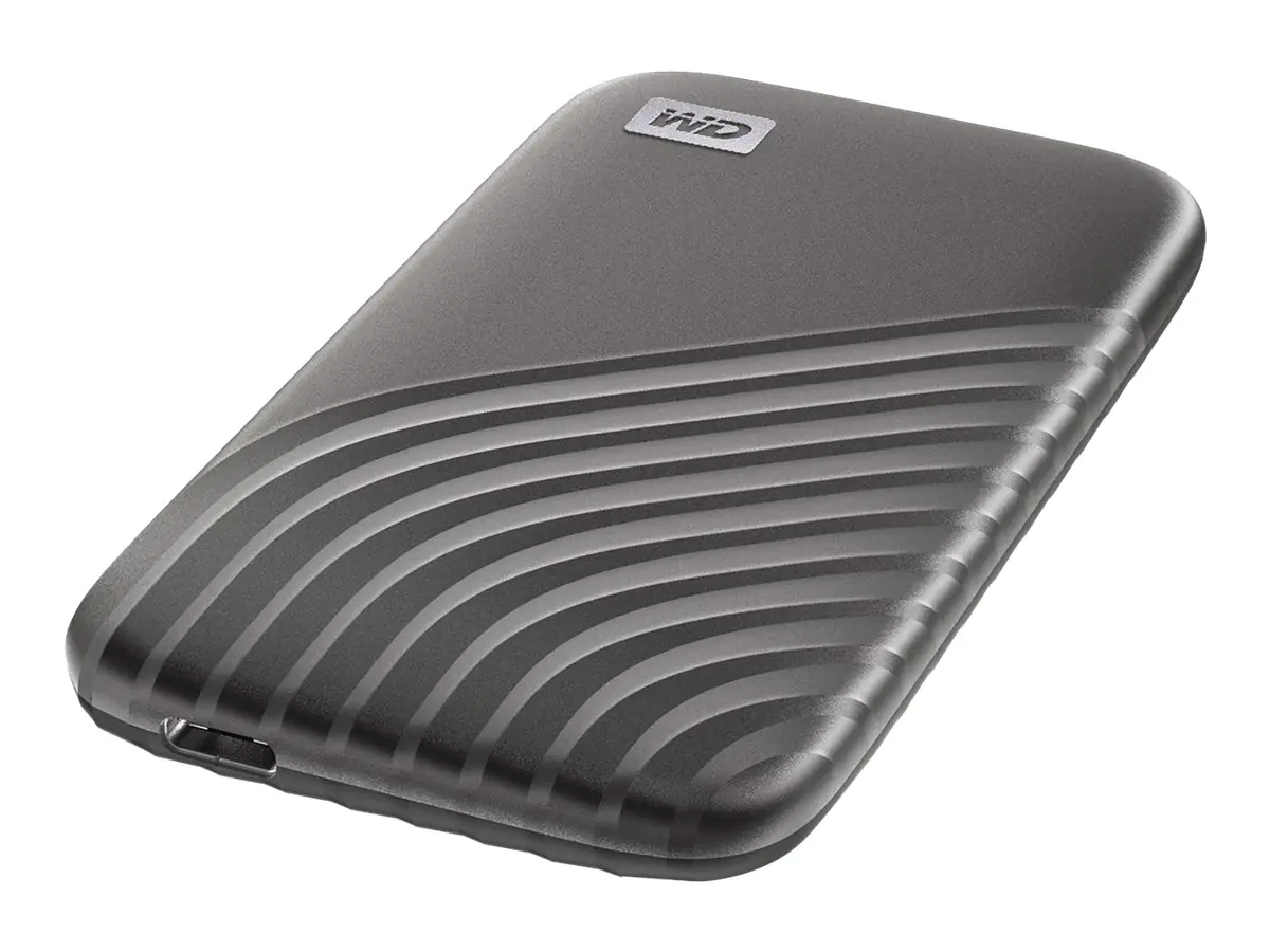 WD My Passport SSD WDBAGF0020BGY - SSD - verschlüsselt - 2 TB - extern (tragbar) - USB 3.2 Gen 2 (USB-C Steckverbinder) - 256-Bit-AES - Space-grau WD My Passport SSD WDBAGF0020BGY - SSD - verschlüsselt - 2 TB - extern (tragbar) - USB 3.2 Gen 2 (USB-C Steckverbinder) - 256-Bit-AES - Space-grau
