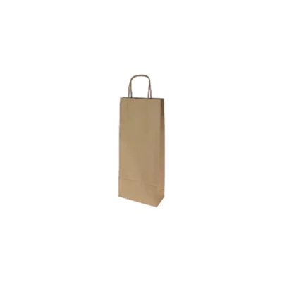 Geschenktragetasche 16 x 39 x 8 cm (B x H x T) Kraftpapier natron braun 250 St./Pack. Geschenktragetasche 16 x 39 x 8 cm (B x H x T) Kraftpapier natron braun 250 St./Pack.