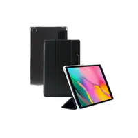 Mobilis EDGE - Flip-Hülle für Tablet - verstärke Kanten - Schwarz, durchsichtig - für Samsung Galaxy Tab A8