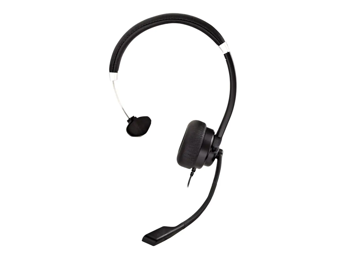 V7 HU411 - Headset - On-Ear - kabelgebunden - USB - Schwarz