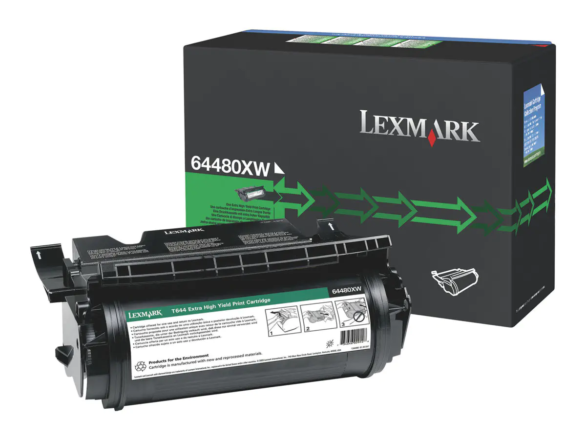 Lexmark Besonders hohe Ergiebigkeit - Schwarz 64480XW