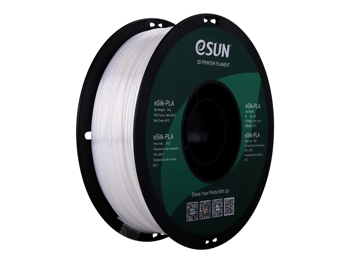 Esun - Weiß - 1 kg - Silk PLA Filament (3D)