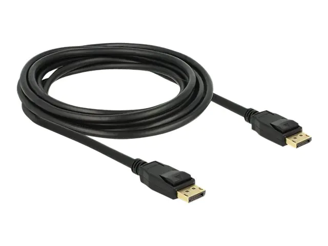 DeLOCK - DisplayPort-Kabel - DisplayPort (M) bis DisplayPort (M) - 3 m - eingerastet - Schwarz DeLOCK - DisplayPort-Kabel - DisplayPort (M) bis DisplayPort (M) - 3 m - eingerastet - Schwarz