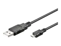 goobay - USB-Kabel - Micro-USB Typ B (M) zu USB (M) - USB 2.0 - 3 m - Schwarz