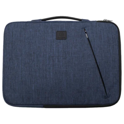 Exacompta Notebookhülle Sleeve 41 x 31 x 2,5 cm (B x H x T) Minifronttasche mit Reißverschluss Polyester, 100 % recycelt business blau Exacompta Notebookhülle Sleeve 41 x 31 x 2,5 cm (B x H x T) Minifronttasche mit Reißverschluss Polyester, 100 % recycelt business blau