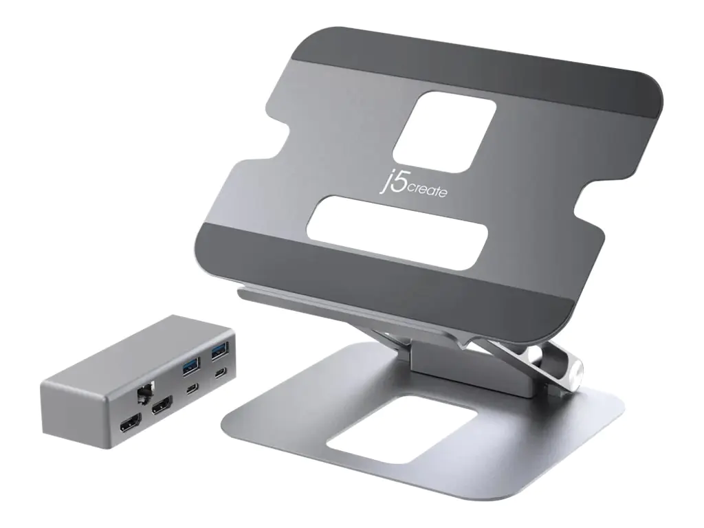 j5create Minidock + Monitorständer - USB-C JTS427-N