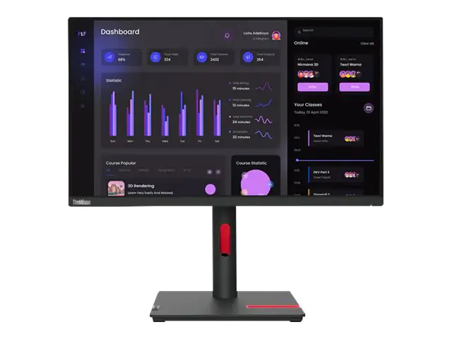 Lenovo ThinkVision T24i-30 - LED-Monitor - 60.5 cm (23.8") - 1920 x 1080 Full HD (1080p) @ 60 Hz - IPS - 250 cd/m² - 1000:1 - 4 ms - HDMI, VGA, DisplayPort - Raven Black - Campus - für ThinkPad P15 Gen 2 20YQ Lenovo ThinkVision T24i-30 - LED-Monitor - 60.5 cm (23.8") - 1920 x 1080 Full HD (1080p) @ 60 Hz - IPS - 250 cd/m² - 1000:1 - 4 ms - HDMI, VGA, DisplayPort - Raven Black - Campus - für ThinkPad P15 Gen 2 20YQ