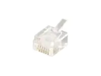 equip - Netzwerkanschluss - RJ-12 (6-polig) (M) - ungeschirmt (Packung mit 100)