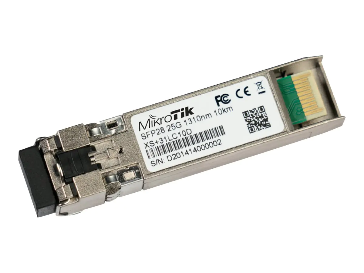 MikroTik XS+31LC10D - SFP28 Empfängermodul - SFP+/SFP28 / LC/UPC Einzelmodus