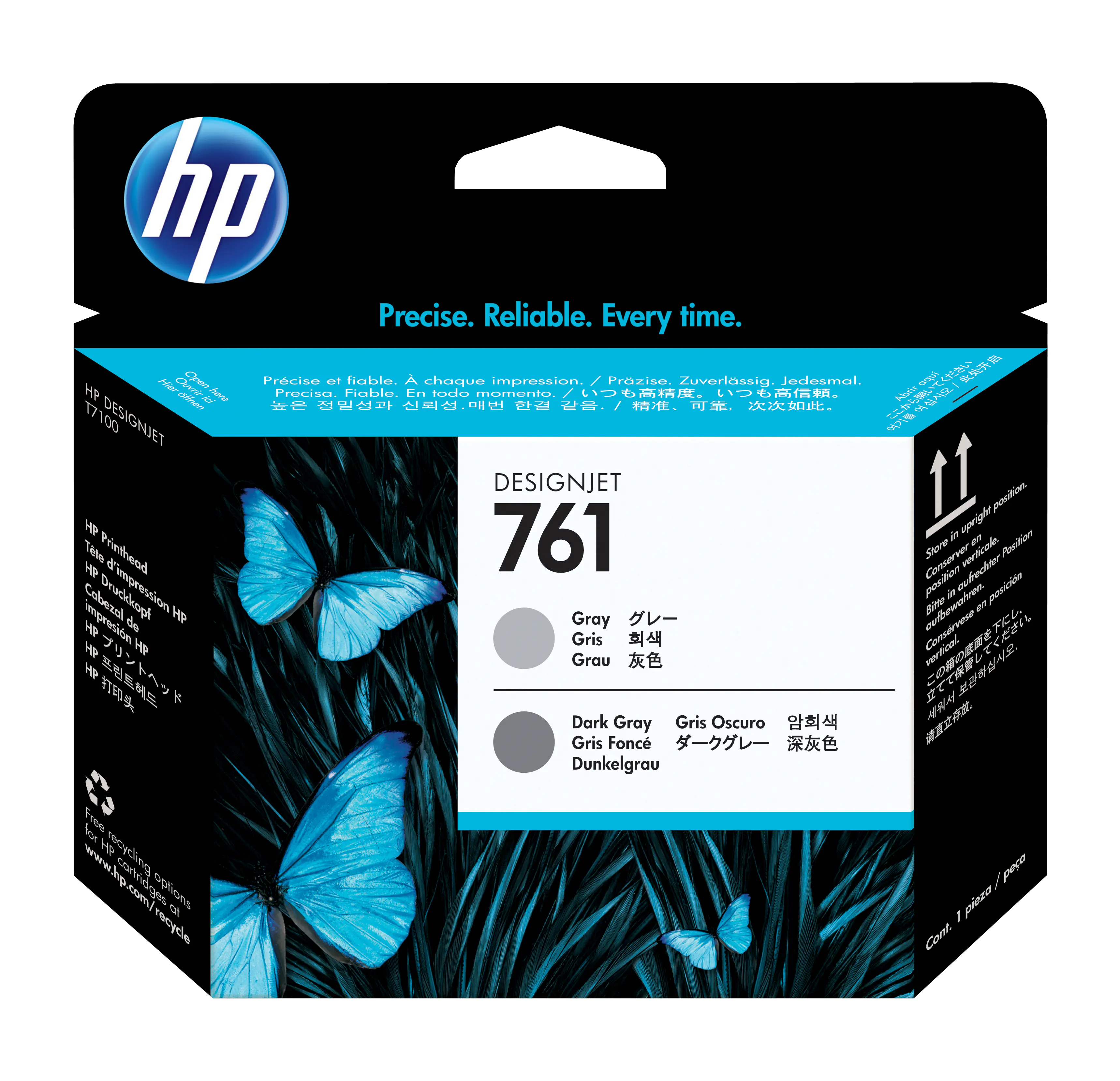 HP 761 - Grau, Dunkelgrau - Druckkopf - für DesignJet T7100, T7200 Production Printer HP 761 - Grau, Dunkelgrau - Druckkopf - für DesignJet T7100, T7200 Production Printer