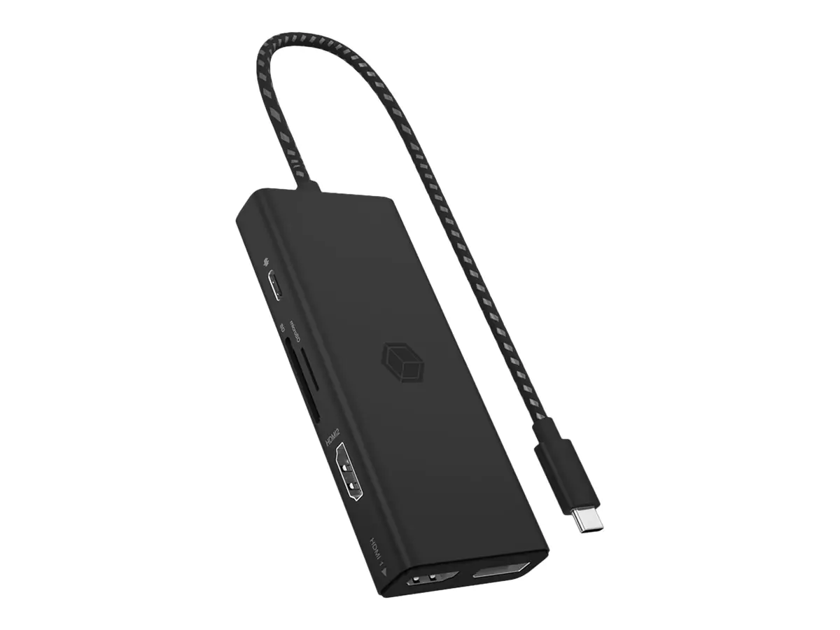 ICY BOX IB-DK4011-CPD - Dockingstation - USB-C 3.2 Gen 1 - 2 x HDMI, DP ICY BOX IB-DK4011-CPD - Dockingstation - USB-C 3.2 Gen 1 - 2 x HDMI, DP