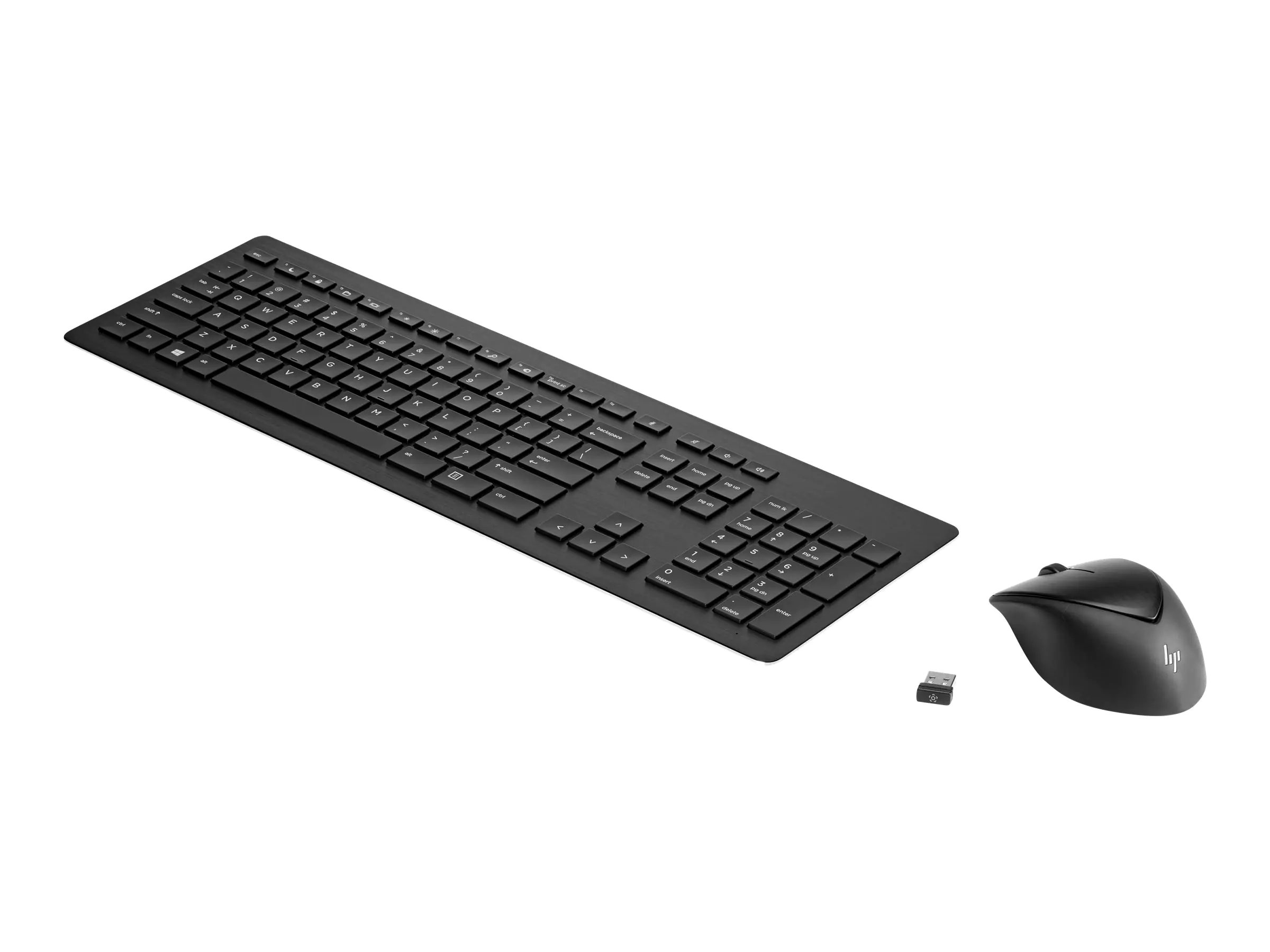 HP Wireless Rechargeable 950MK - Tastatur-und-Maus-Set - kabellos - 2.4 GHz - Deutsch - für Elite Mobile Thin Client mt645 G7; EliteBook 830 G6; Pro Mobile Thin Client mt440 G3