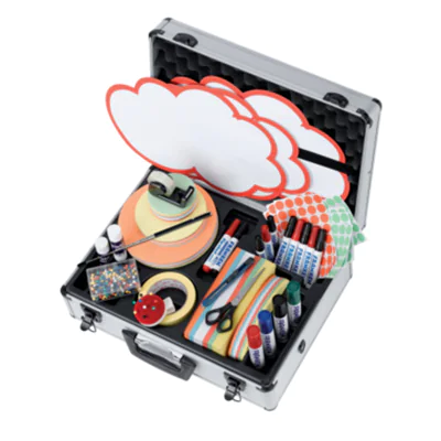 Franken Moderationskoffer Profi UMK 48x16x37cm 2.500Teile Aluminium si Franken Moderationskoffer Profi UMK 48x16x37cm 2.500Teile Aluminium si