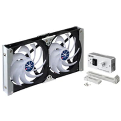 TITAN TTC-SC09TZ(C), Ventilator, 14 cm, 1800 RPM, Schwarz, Weiß