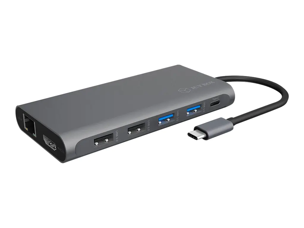 ICY BOX IB-DK4050-CPD - Dockingstation - USB-C - 2 x HDMI, DP ICY BOX IB-DK4050-CPD - Dockingstation - USB-C - 2 x HDMI, DP
