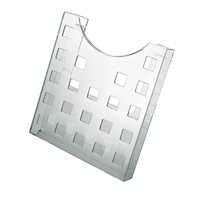 helit Prospekthalter H6102502 DIN A4 hoch 1Fach PS glasklar helit Prospekthalter H6102502 DIN A4 hoch 1Fach PS glasklar