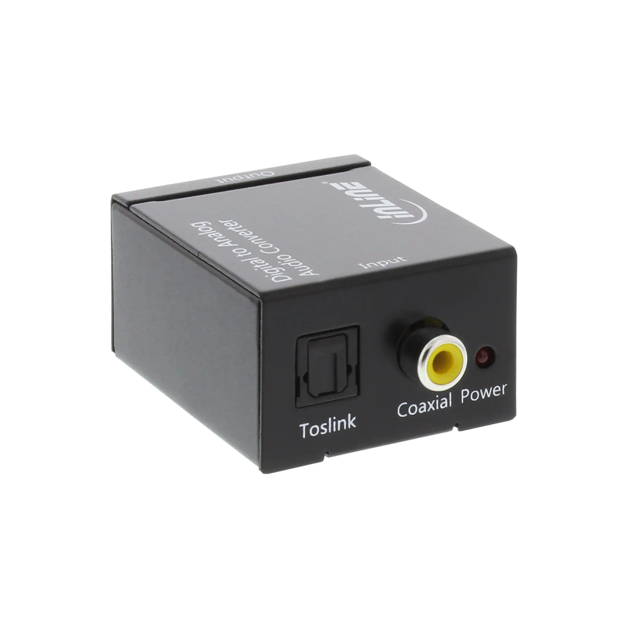 InLine Audio DA-Wandler - Eingang Toslink oder Cinch - Ausgang 2x Cinch Stereo 65002
