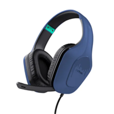 Trust GXT 415B Zirox - Headset - ohrumschließend - kabelgebunden - 3,5 mm Stecker - Blau Trust GXT 415B Zirox - Headset - ohrumschließend - kabelgebunden - 3,5 mm Stecker - Blau