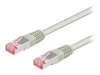 goobay - Netzwerkkabel - RJ-45 (M) zu RJ-45 (M) - 5 m - Paare in Metallfolie (PiMf) - CAT 6 - geformt - Grau goobay - Netzwerkkabel - RJ-45 (M) zu RJ-45 (M) - 5 m - Paare in Metallfolie (PiMf) - CAT 6 - geformt - Grau