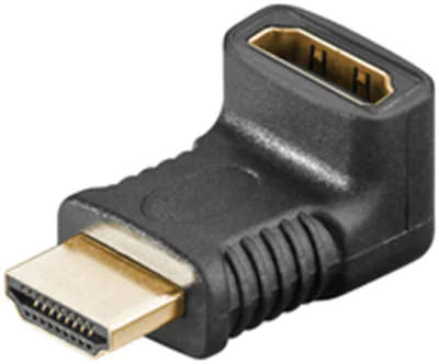 Goobay HDMI -Winkeladapter 90° vergoldet 8Ka60HZ - -Buchse Typ A> -Stecker