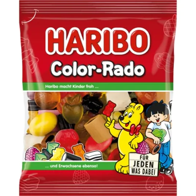 HARIBO Fruchtgummi Color-Rado 175 g/Pack. HARIBO Fruchtgummi Color-Rado 175 g/Pack.