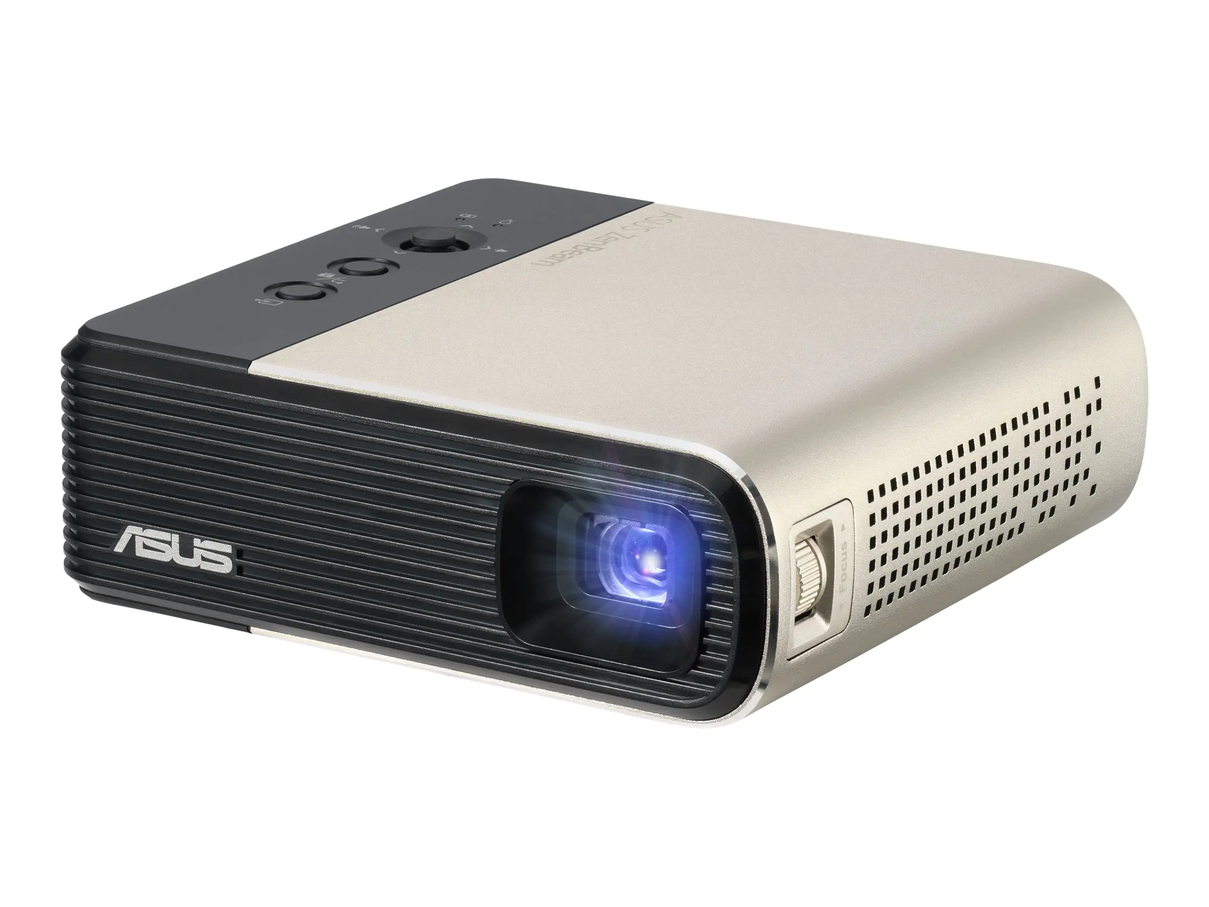 ASUS ZenBeam E2 - DLP-Projektor - LED - 300 lm - WVGA (854 x 480) - 16:9 - Gold