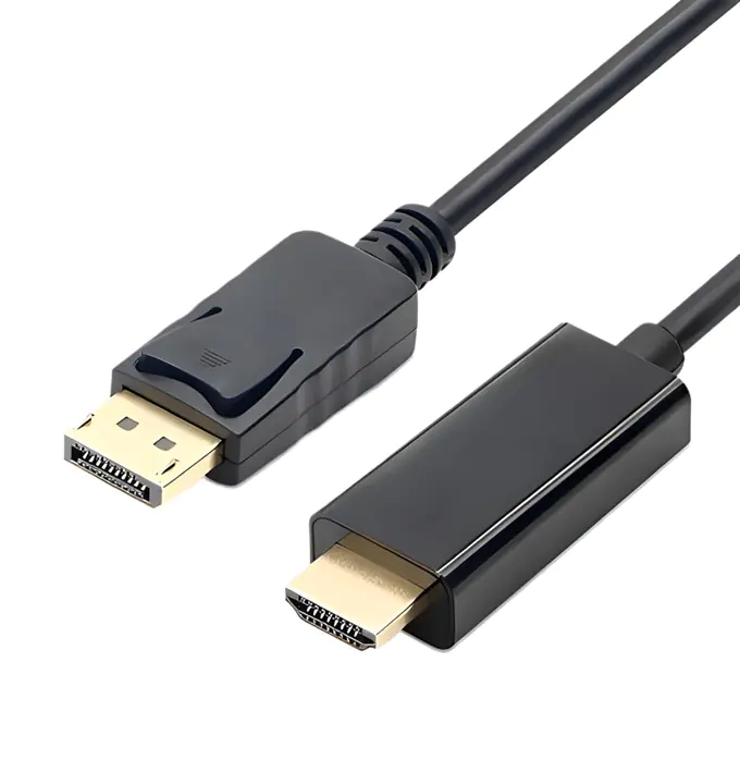Bayko PERFORMANCE DisplayPort 1.2/HDMI 2.0 Anschlusskabel, Stecker/Stecker, aktiv, ULTRA HD 4K, schwarz, 2m Bayko PERFORMANCE DisplayPort 1.2/HDMI 2.0 Anschlusskabel, Stecker/Stecker, aktiv, ULTRA HD 4K, schwarz, 2m