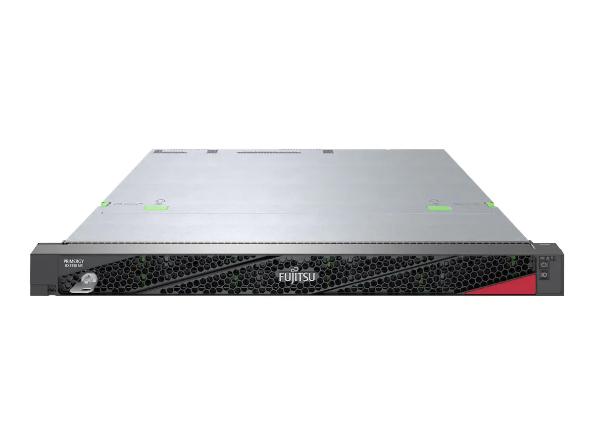 Fujitsu PRIMERGY RX1330 M5 - Server - Rack-Montage - 1U - 1-Weg - 1 x Xeon E-2334 / 3.4 GHz - RAM 16 GB - SATA/SAS/PCI Express - Hot-Swap 6.4 cm (2.5") Schacht/Schächte - keine HDD - 1GbE - kein Betriebssystem - Monitor: keiner