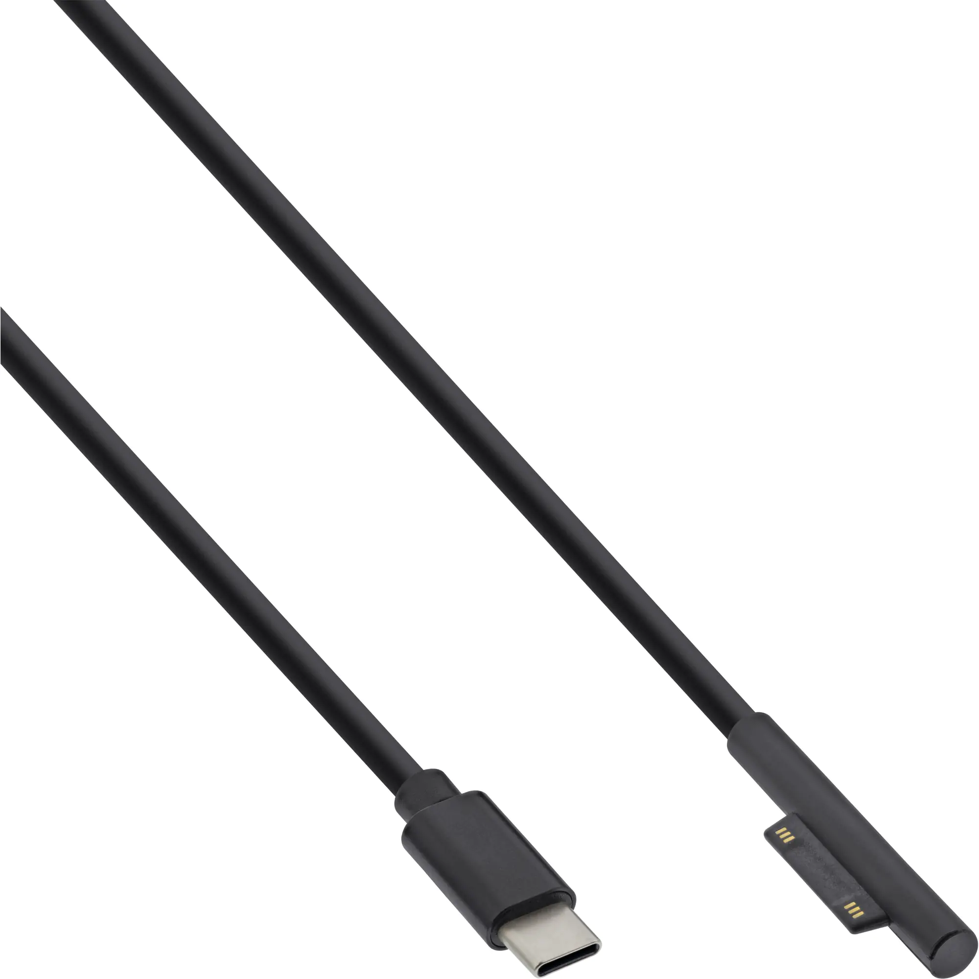 InLine - Stromkabel - 24 pin USB-C (M) zu Microsoft Surface Pro 3-Konnektor (M) - DC 15 V - 3 A - 3 m - Schwarz - für Microsoft Surface Pro (Mitte 2017), Pro 3, Pro 4, Pro 6, Pro 7 InLine - Stromkabel - 24 pin USB-C (M) zu Microsoft Surface Pro 3-Konnektor (M) - DC 15 V - 3 A - 3 m - Schwarz - für Microsoft Surface Pro (Mitte 2017), Pro 3, Pro 4, Pro 6, Pro 7