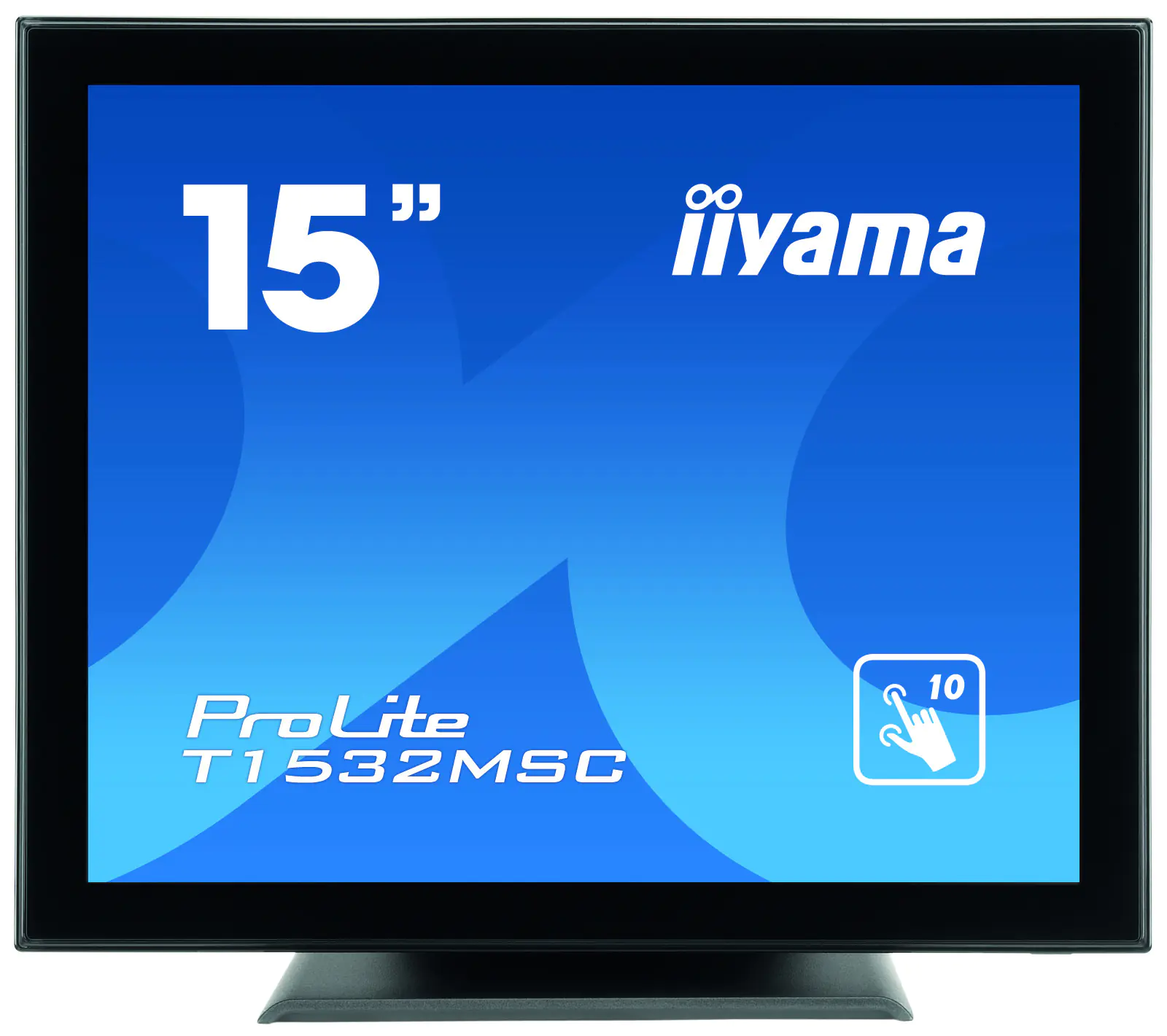 Iiyama ProLite T1532MSC-B5AG - LED-Monitor - 38 cm (15") - Touchscreen - 1024 x 768 @ 75 Hz - TN - 370 cd/m² - 700:1 - 8 ms - HDMI, VGA, DisplayPort - Lautsprecher - Schwarz