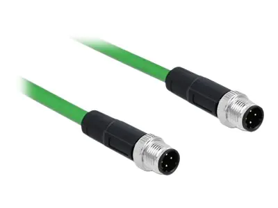Delock Netzwerkkabel - M12 (4-polig) (M) zu M12 (4-polig) 85920