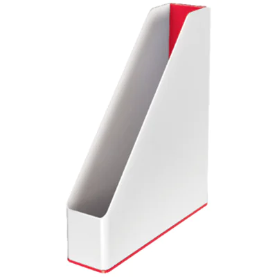 Leitz Stehsammler WOW Duo Colour 7,3 x 31,8 x 27,2 cm (B x H x T) DIN A4 Werkstoff: Polystyrol rot/weiß Leitz Stehsammler WOW Duo Colour 7,3 x 31,8 x 27,2 cm (B x H x T) DIN A4 Werkstoff: Polystyrol rot/weiß