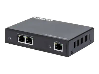 Intellinet 2-Port Gigabit Ultra PoE Extender, Adds up to 100 m (328 ft.) to PoE Range, PoE Power Budget 60 W, Two PSE Ports with 30 W Output Each, IEEE 802.3bt/at/af Compliant, Metal Housing - Netzwerk-/Stromextender - 1GbE - 100Base-TX, 10Base-T, 1000Bas Intellinet 2-Port Gigabit Ultra PoE Extender, Adds up to 100 m (328 ft.) to PoE Range, PoE Power Budget 60 W, Two PSE Ports with 30 W Output Each, IEEE 802.3bt/at/af Compliant, Metal Housing - Netzwerk-/Stromextender - 1GbE - 100Base-TX, 10Base-T, 1000Bas
