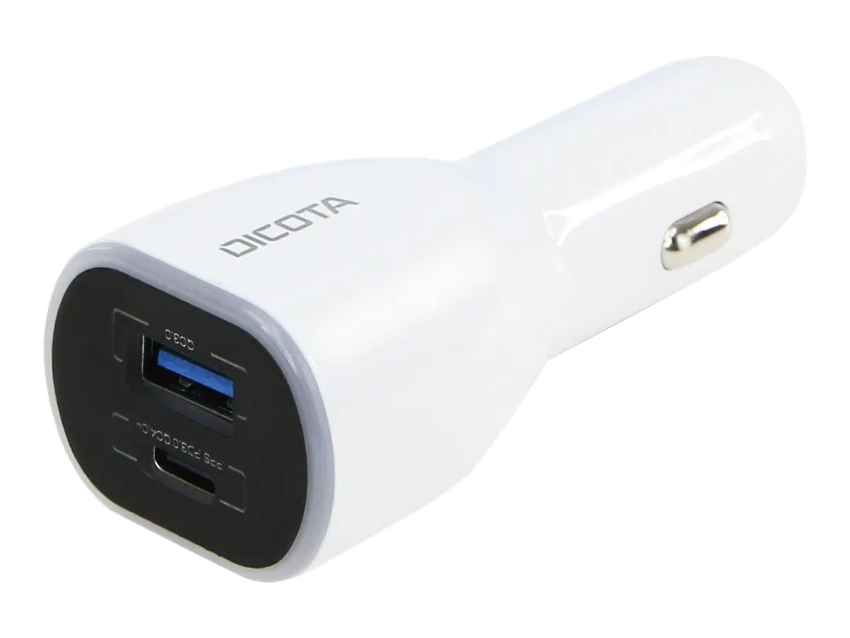 Dicota Universal PRO - Auto-Netzteil - 100 Watt - 5 A - QC 3.0 - 2 Ausgabeanschlussstellen (USB Typ A, USB-C) D31932