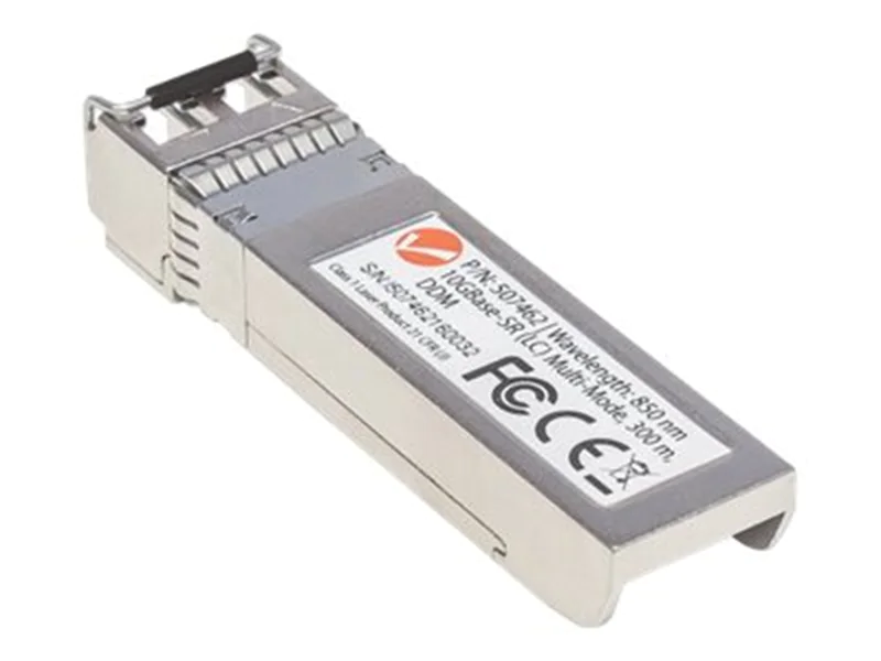Intellinet 10 Gigabit Fibre SFP+ Optical Transceiver Module, 10GBase-SR (LC) Multi-Mode Port, 300m, Fiber, Equivalent to Cisco SFP-10G-SR, Three Year Warranty - SFP+-Transceiver-Modul - 10 GigE - LC Multi-Mode - bis zu 300 m Intellinet 10 Gigabit Fibre SFP+ Optical Transceiver Module, 10GBase-SR (LC) Multi-Mode Port, 300m, Fiber, Equivalent to Cisco SFP-10G-SR, Three Year Warranty - SFP+-Transceiver-Modul - 10 GigE - LC Multi-Mode - bis zu 300 m
