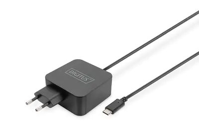 DIGITUS - Netzteil - Wechselstrom 100-240 V - 65 Watt - Schwarz