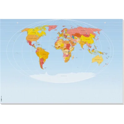 SIGEL Schreibunterlage HO560 59,5x41cm Weltkarte 30Blatt SIGEL Schreibunterlage HO560 59,5x41cm Weltkarte 30Blatt
