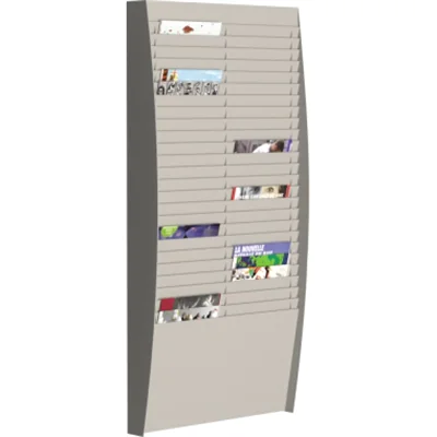 Paperflow Wand-Sortiertafel V 50F A4V2X25.02 DIN A4 grau Paperflow Wand-Sortiertafel V 50F A4V2X25.02 DIN A4 grau
